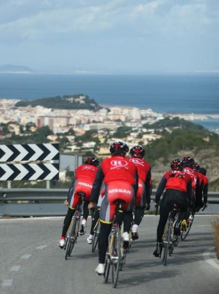 Beautiful scenery as the team descends back into town