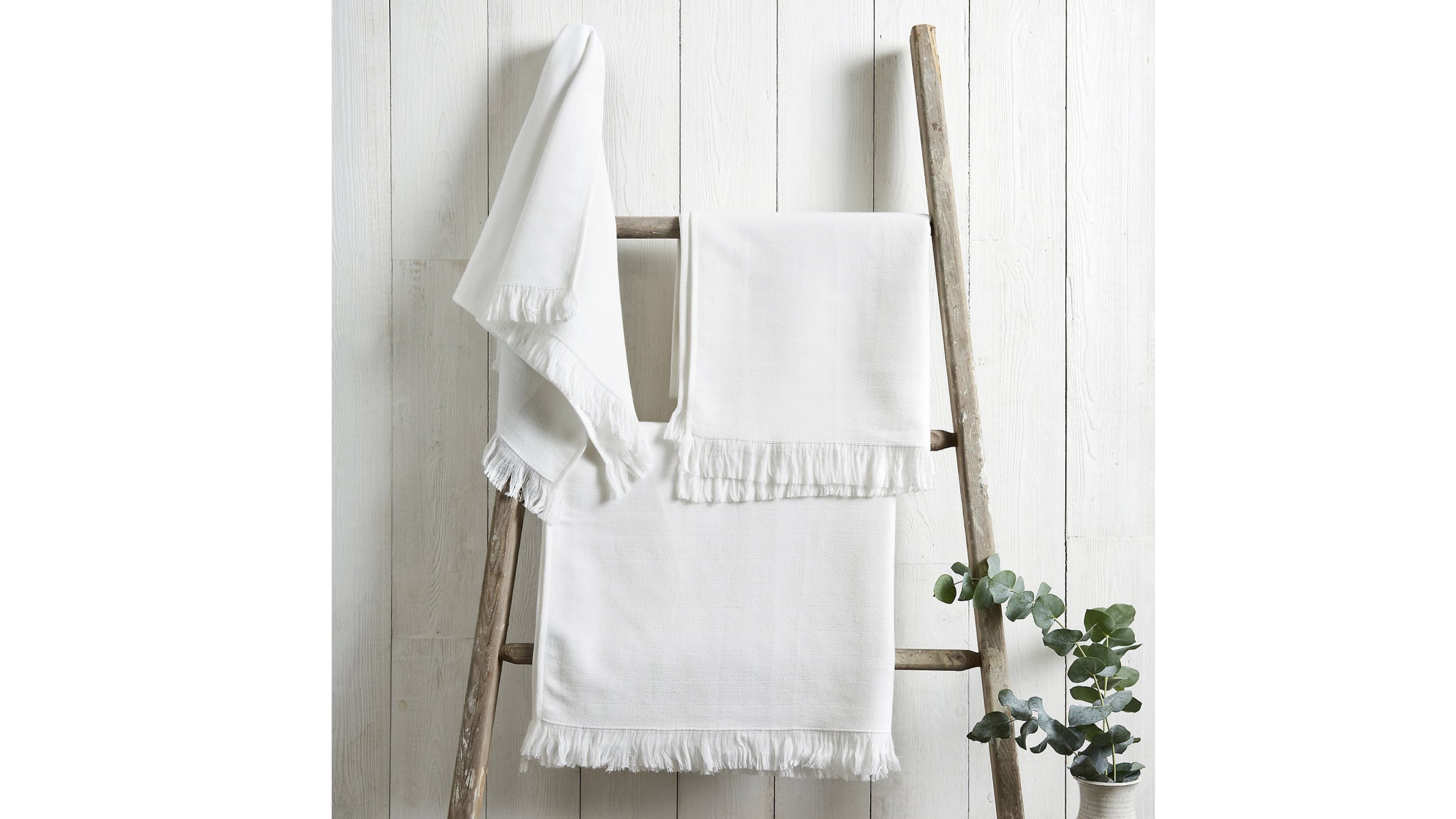 4. The White Company Super Soft Pestemal Towels