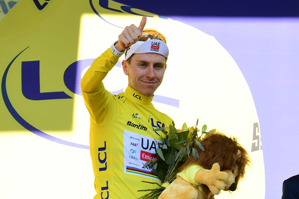 Tadej Poga&amp;#269;ar during the 2026 Tour de France