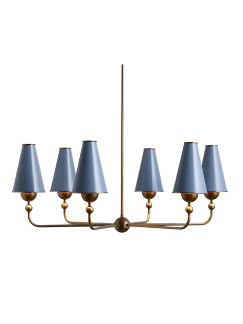 Everton Brass Round Chandelier