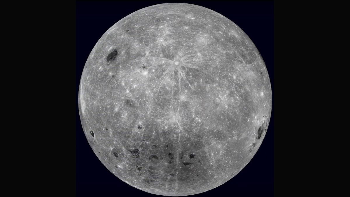 The far side of Earth&#039;s Moon as seen using data from cameras aboard NASA&#039;s robotic Lunar Reconnaissance Orbiter spacecraft.