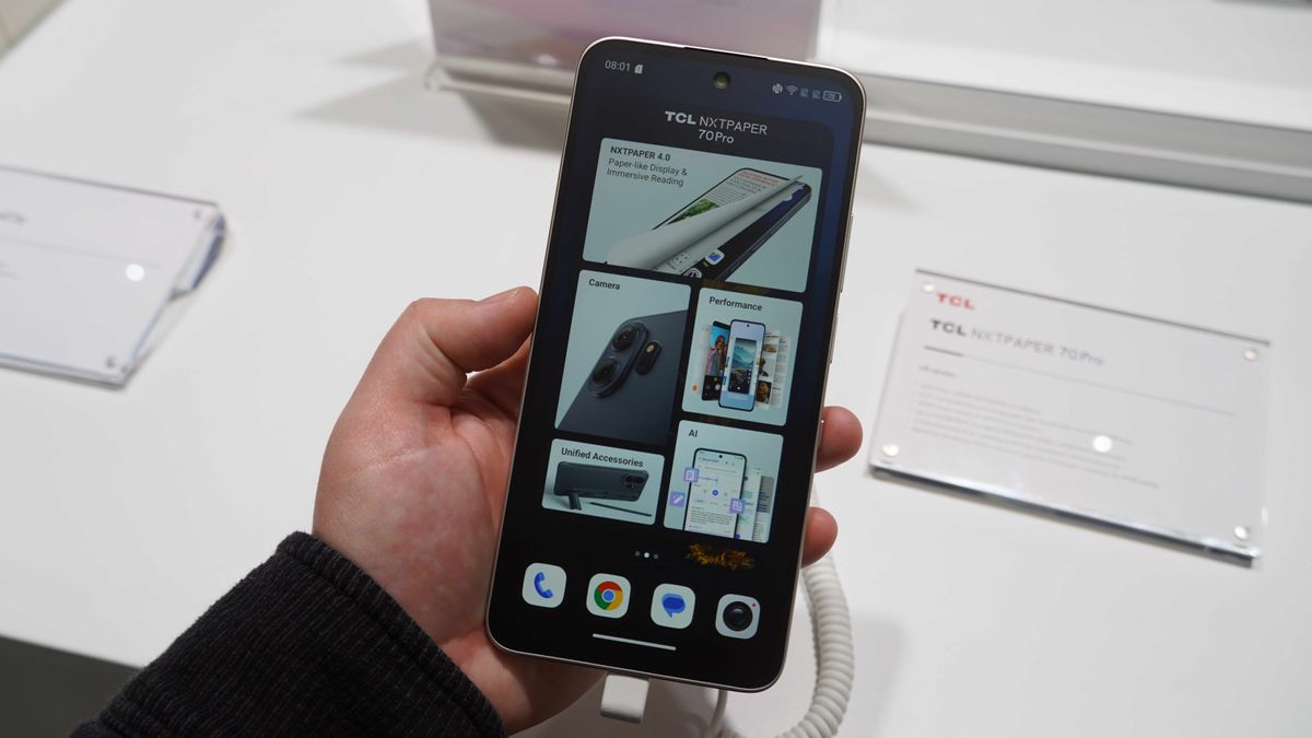 I used the TCL NXTPAPER 70 Pro's e-paper display, and I
can't wait for the US launch next month