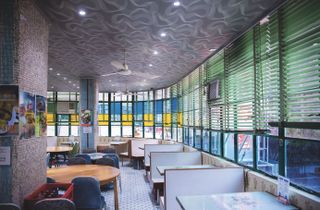 Mido Cafe interior in Hong Kong