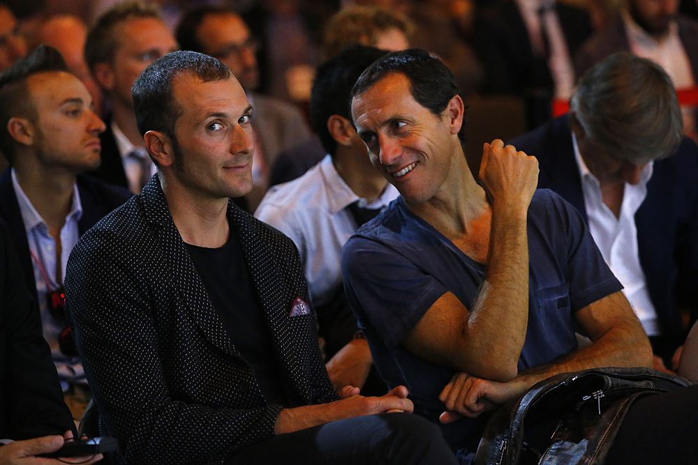 Ivan Basso and Stefano Feltrin