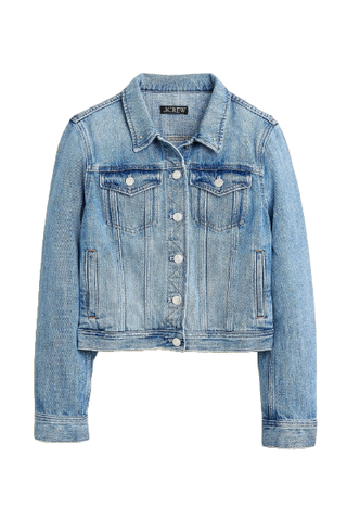 J.Crew New Classic Denim Jacket in Bianca Wash (Was $138)