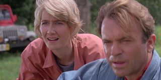 Ellie and Alan in Jurassic Park