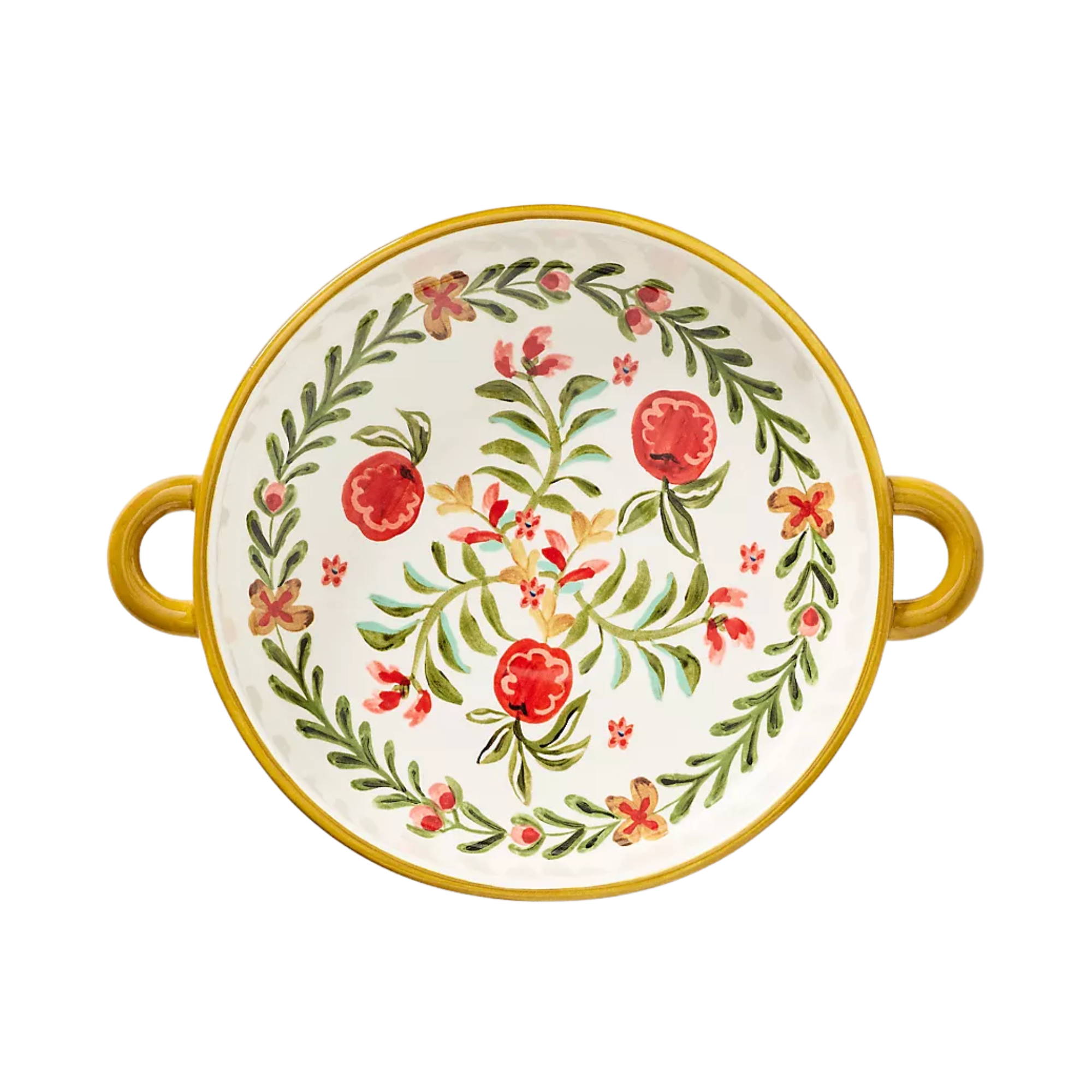a decorative baking dish