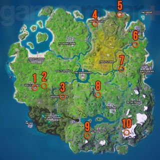 Fortnite Hidden Gnomes map for Chapter 2 Remix