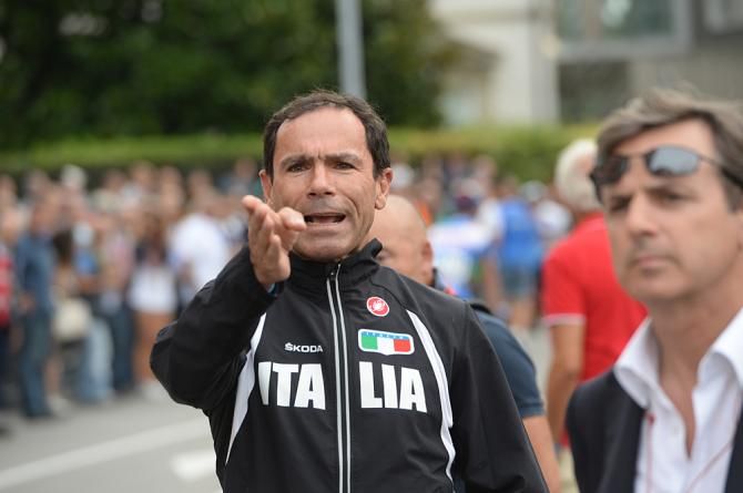 Italian national coach Davide Cassani