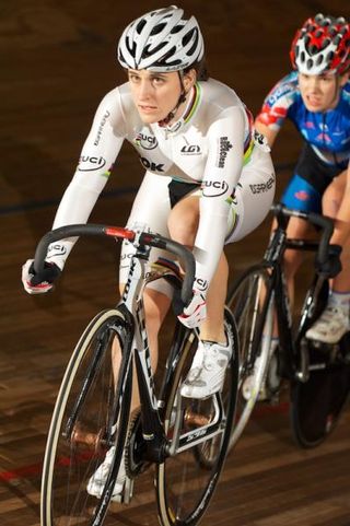 Canada's Tara Whitten is the reigning world champion in both the points race and omnium