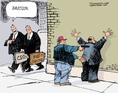Editorial Cartoon U.S. income inequality