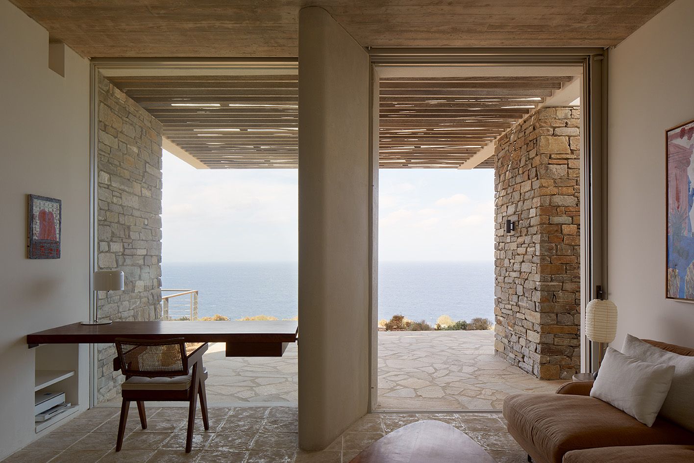 Θέα στο Αιγαίο από το Ridge House