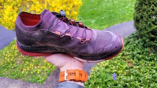 a photo of the laces on the Salomon S/Lab Ultra 3