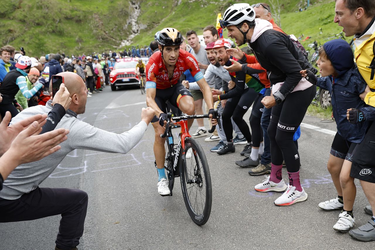 Giro d&acirc;Italia 2022 - 105th Edition - 20th stage -
Belluno - Marmolada 168&Acirc;&nbsp;km - 28/05/2022 - Mikel Landa (ESP - Bahrain Victorious) - photo Ilario Biondi/SprintCyclingAgency&Acirc;&copy;2022