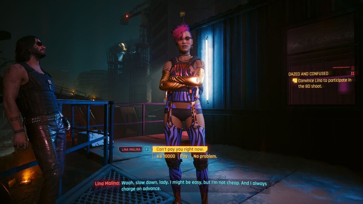 Cyberpunk 2077 dazed and confused