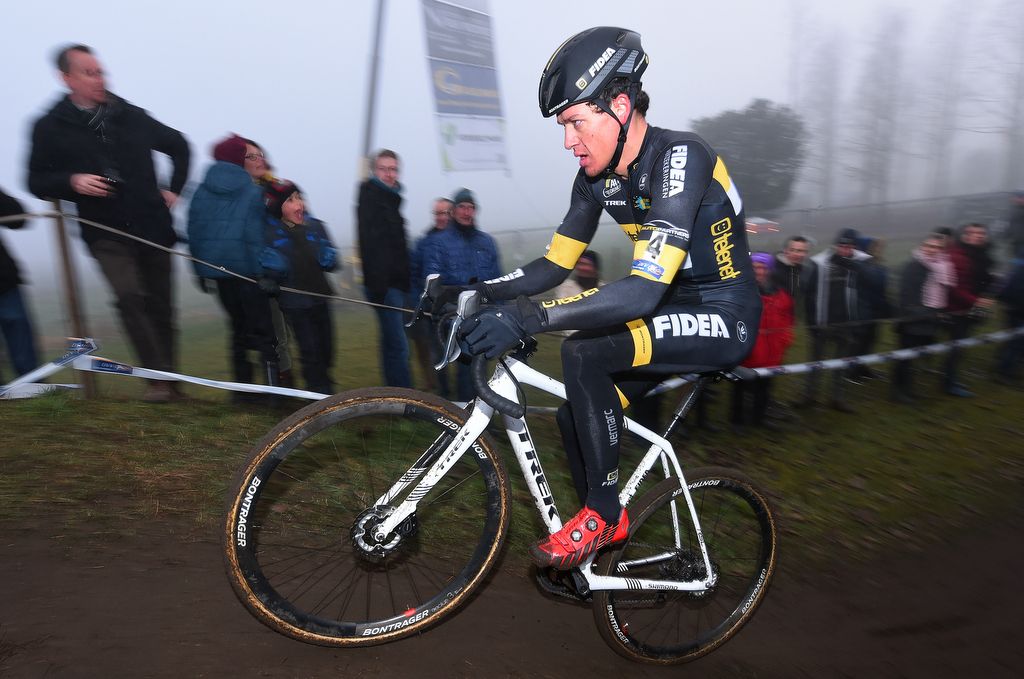 Tom Meeusen (Telenet-Fidea) riding to second place