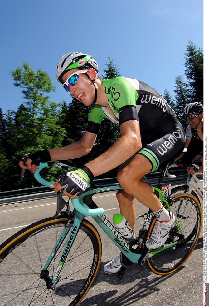 Bauke Mollema (Belkin) gives it his all