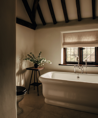 image of bath in country house