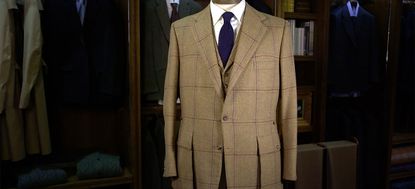 Huntsman tweed sports coat