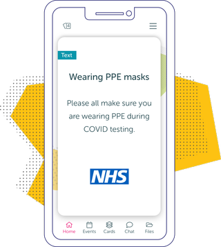 The free NHS version of OurPeople's B2B communications platform
