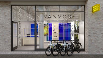 Outside VanMoof service centre