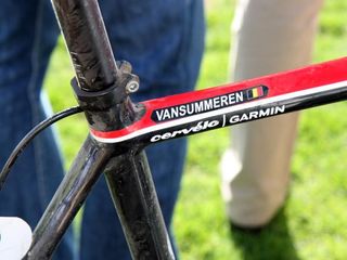 Johan Van Summeren (Garmin-Cervelo) brought a Paris-Roubaix victory back to Belgium aboard a Cervelo R3.