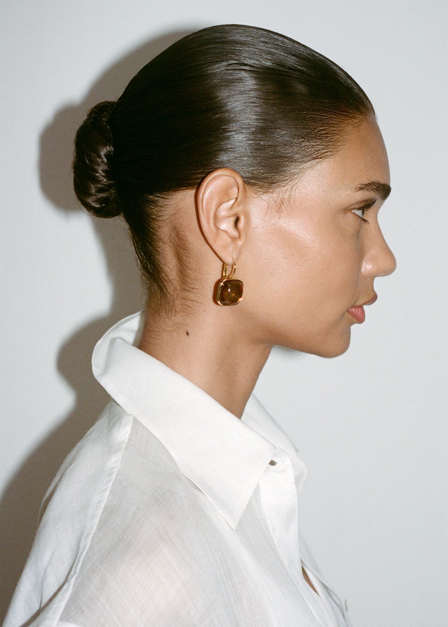 Square Resin Earrings - Women | Mango United Kingdom