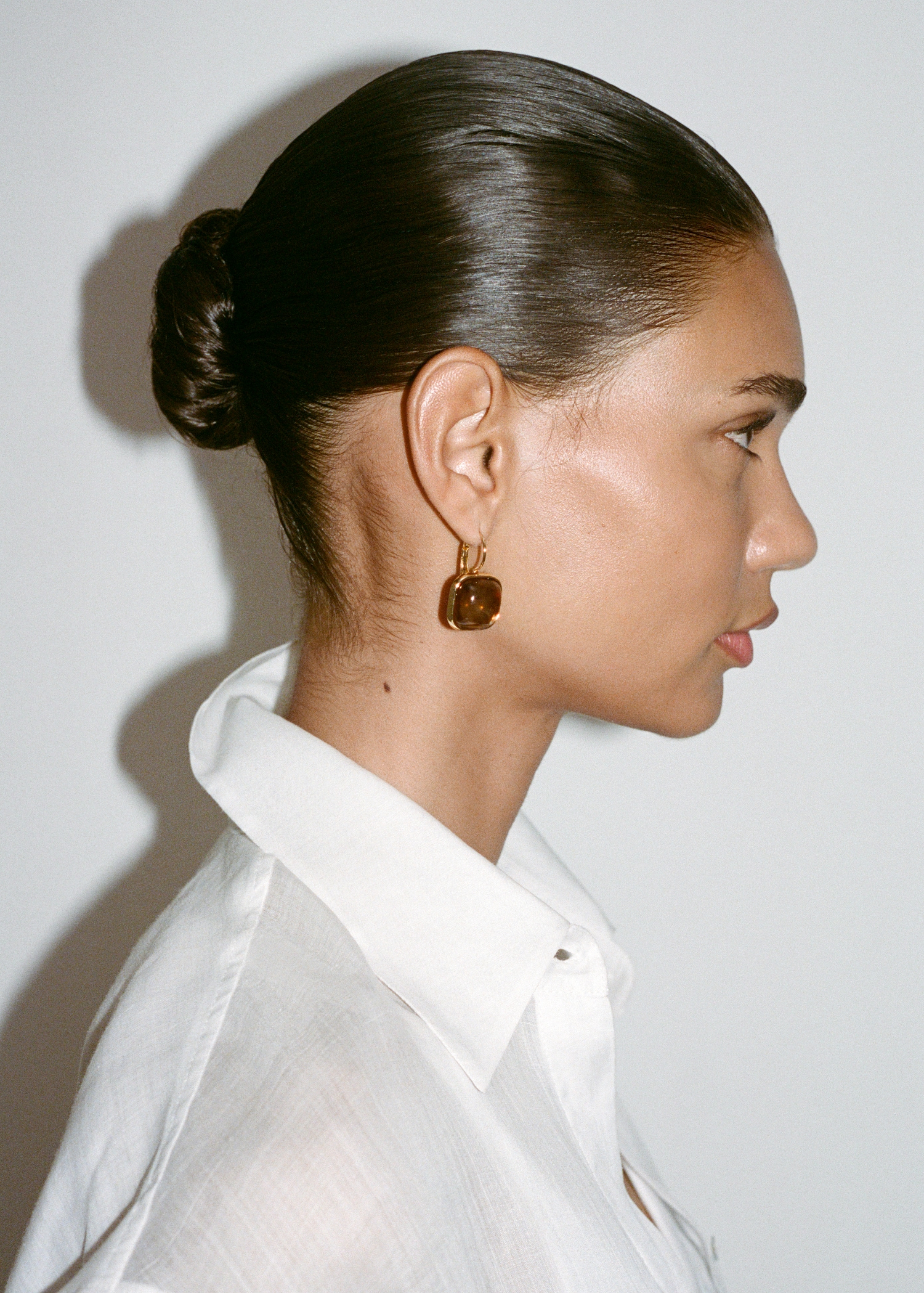 Square Resin Earrings - Women | Mango United Kingdom