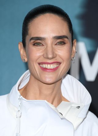 Jennifer Connelly arrives at the Los Angeles Premiere Of Apple TV+ New Series "Dark Matter" at Hammer Museum on April 29, 2024 in Los Angeles, California