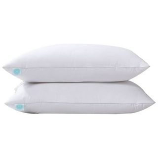 Martha Stewart Tencel Softy Around Feather and Down Pillow (set of 2) - White King