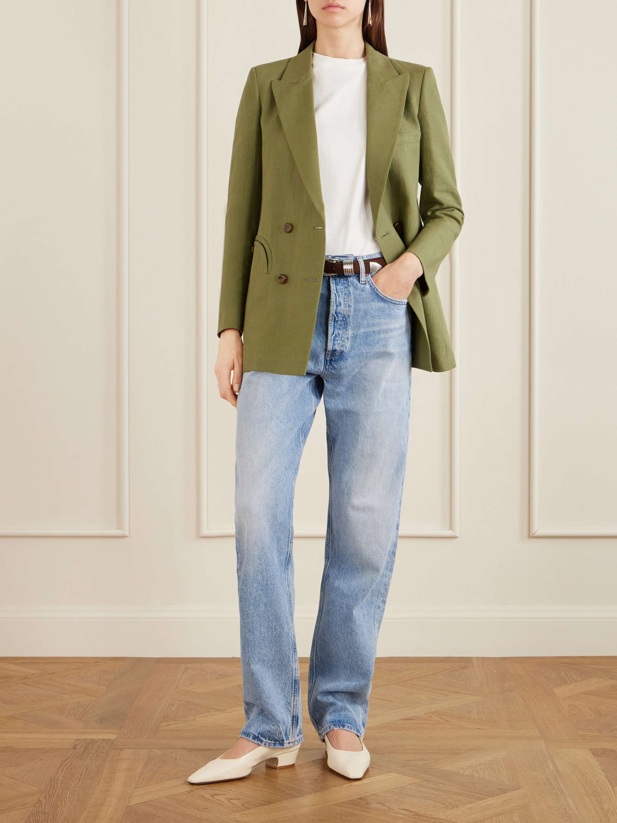 90s Mid-Rise Straight-Leg Jeans