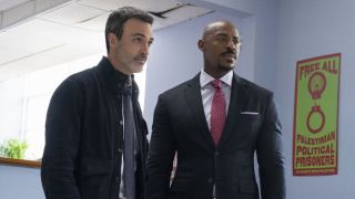 Reid Scott and Mehcad Brooks in Law & Order: Season 23