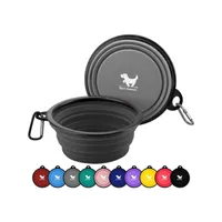 Two-Pack Large Collapsible Dog Bowls  | Amazon