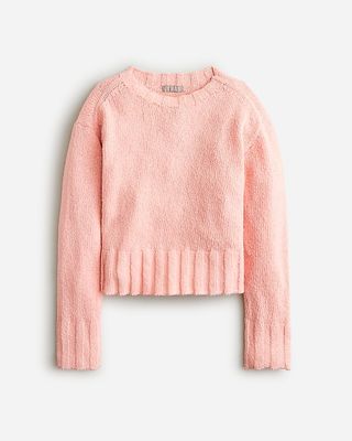 Relaxed Crewneck Beach Sweater