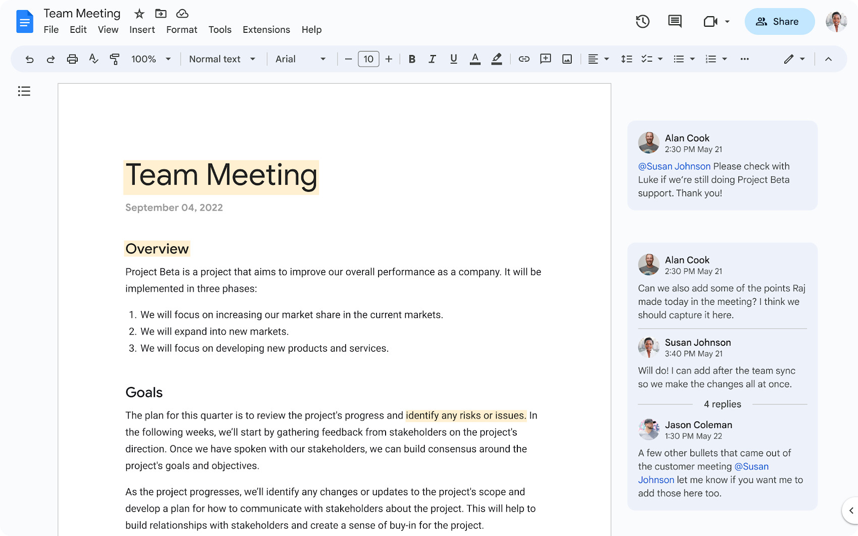 New Google Docs Material Design