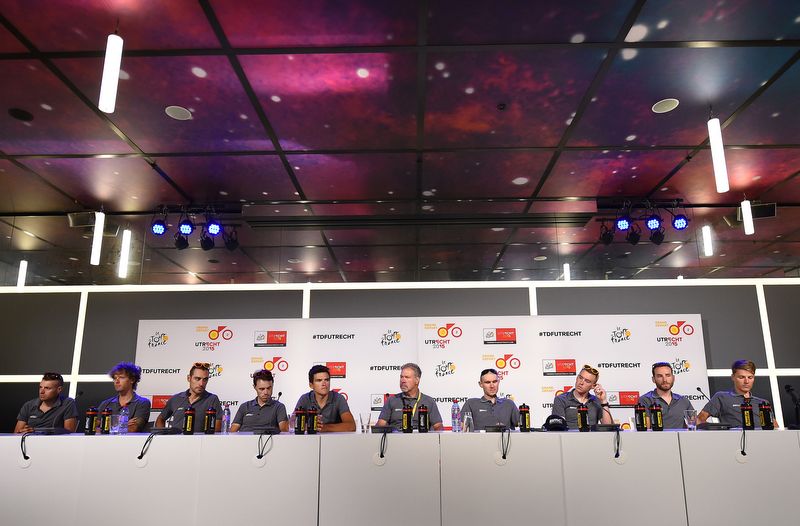 The BMC team at the press conference
