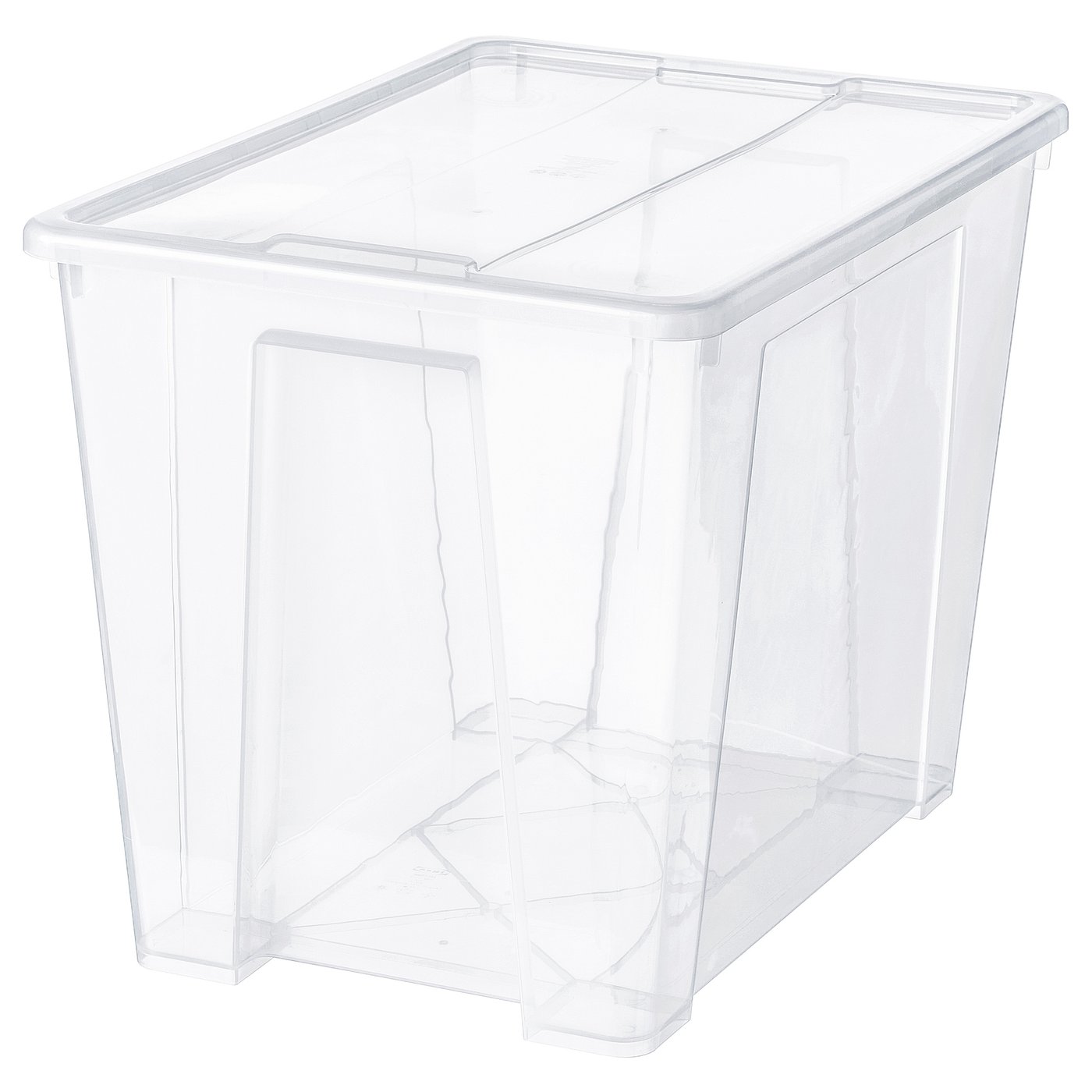 Samla Box With Lid - Transparent 57x39x42 Cm/65 L