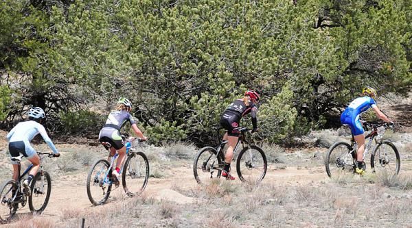 The four contenders led by Gould.