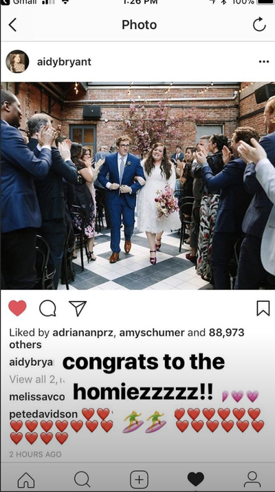 Snl Star Aidy Bryant Married Conner Omalley At The Wythe Hotel Celebrity Weddings Marie Claire 