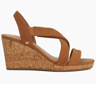 Dune Leather Cork Wedges