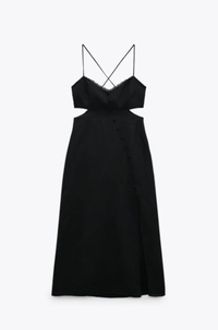 Zara, Cut out midi dress, $49.90 | £29.99