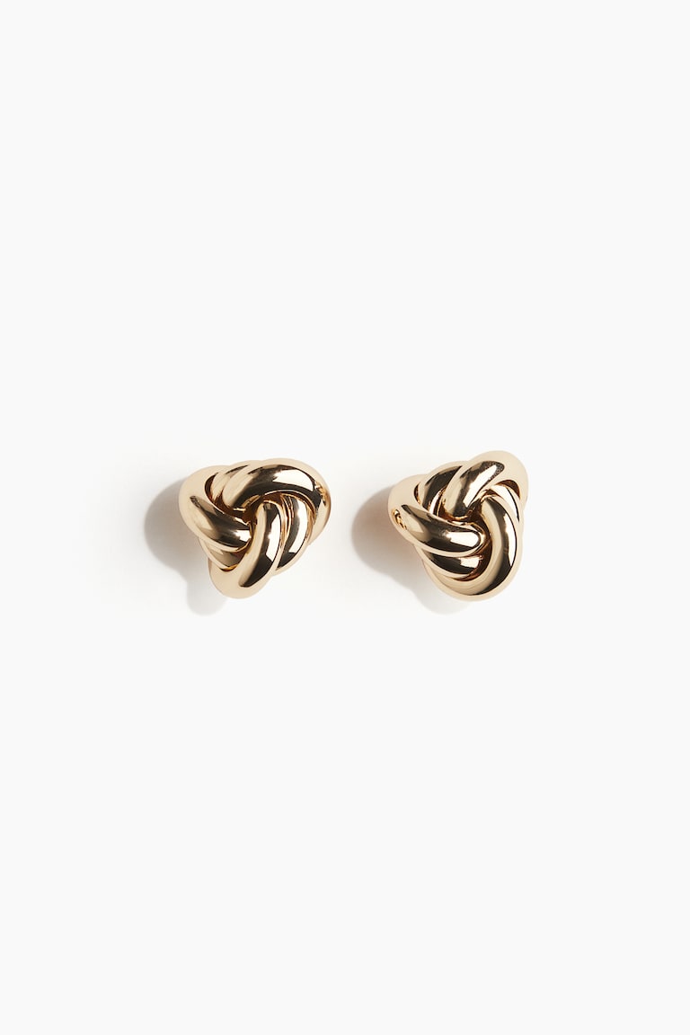 Knot-Look Stud Earrings