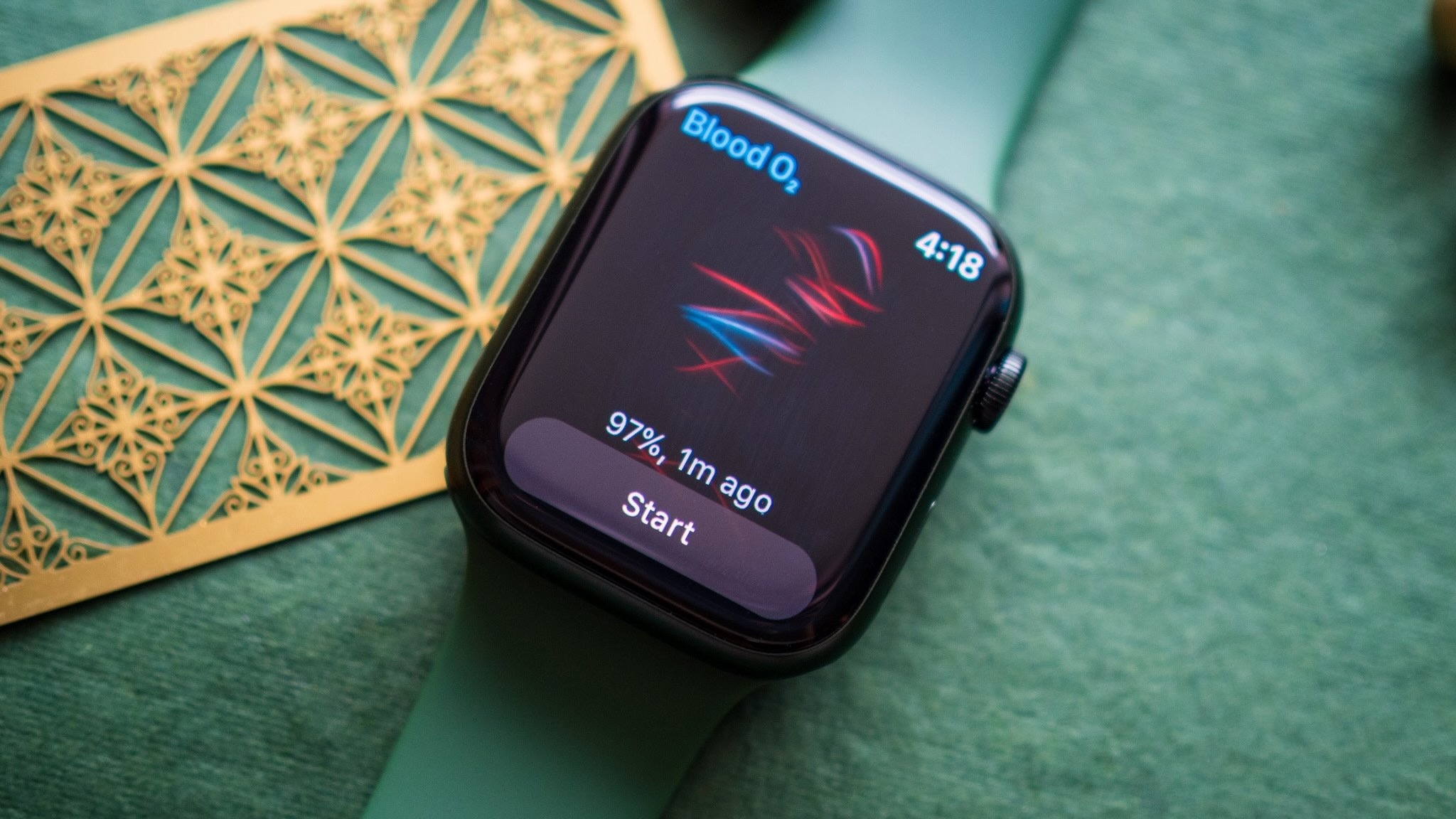 Apple Watch Series 7 SpO2 reading