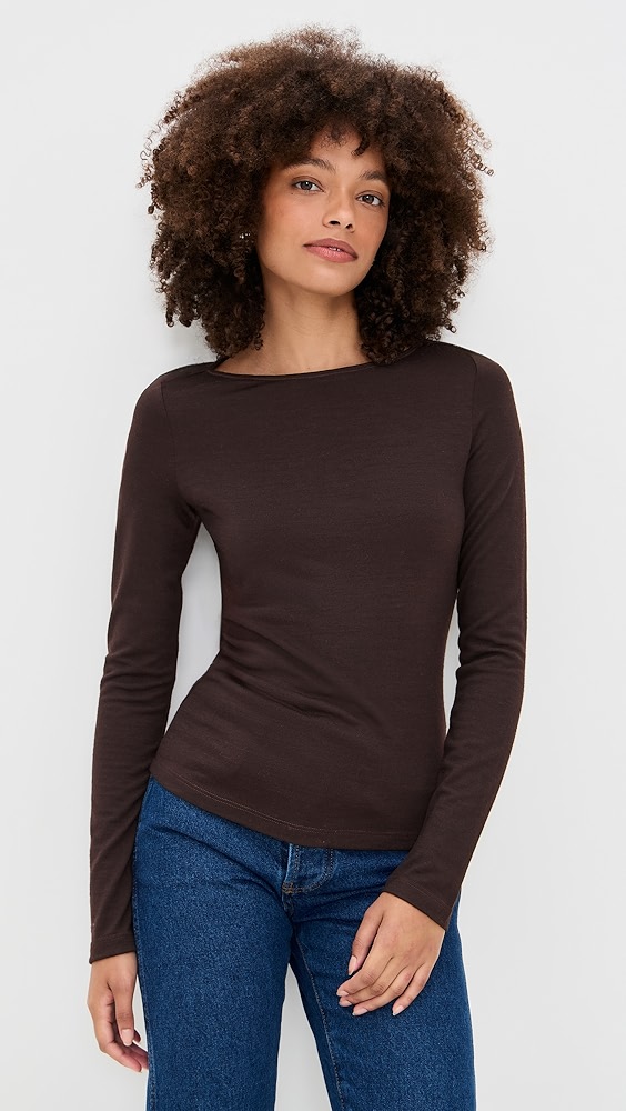 Renggli Long Sleeve Boatneck Tee