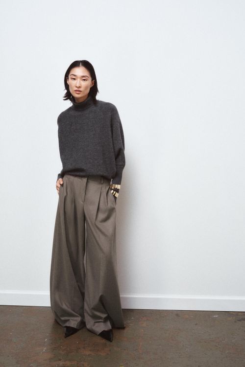 Batwing Sleeve Knit Jumper