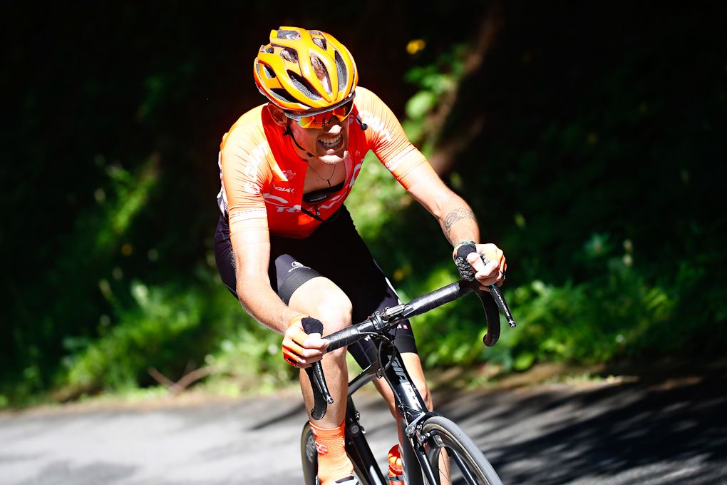 Alessandro De Marchi on the attack at Dauphine