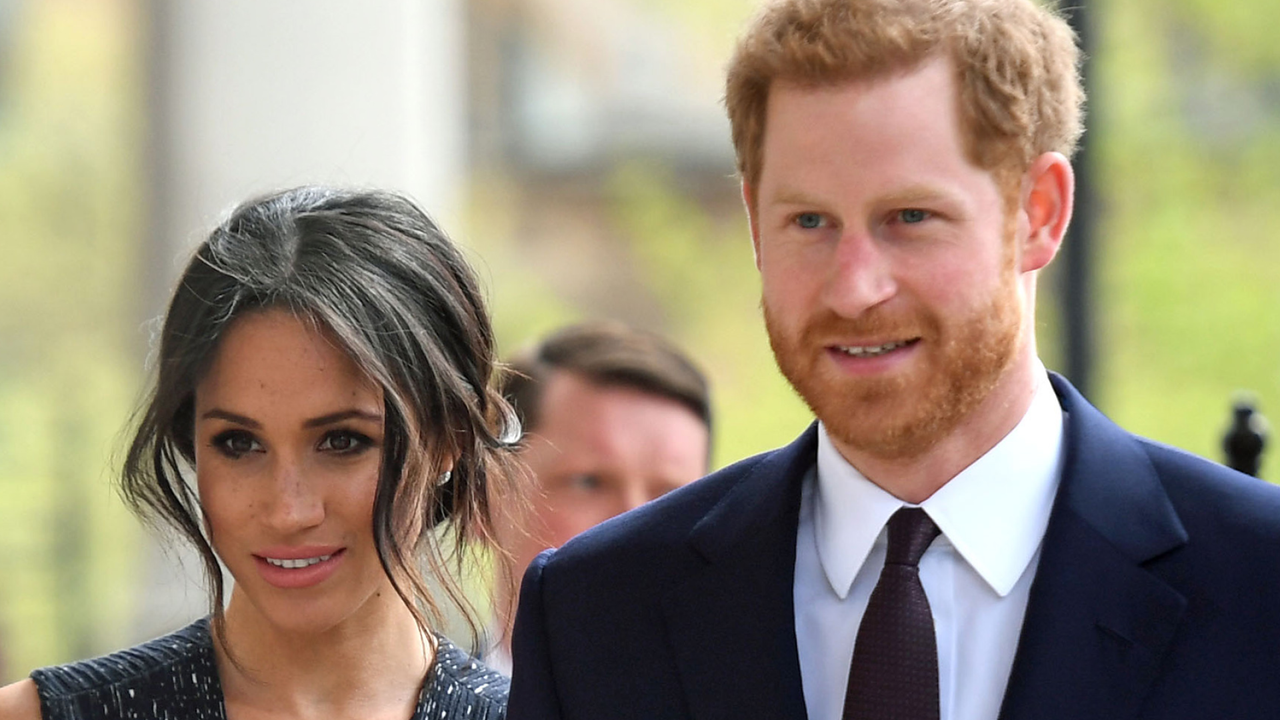 Prince Harry and Meghan Markle in London on April 23, 2018.