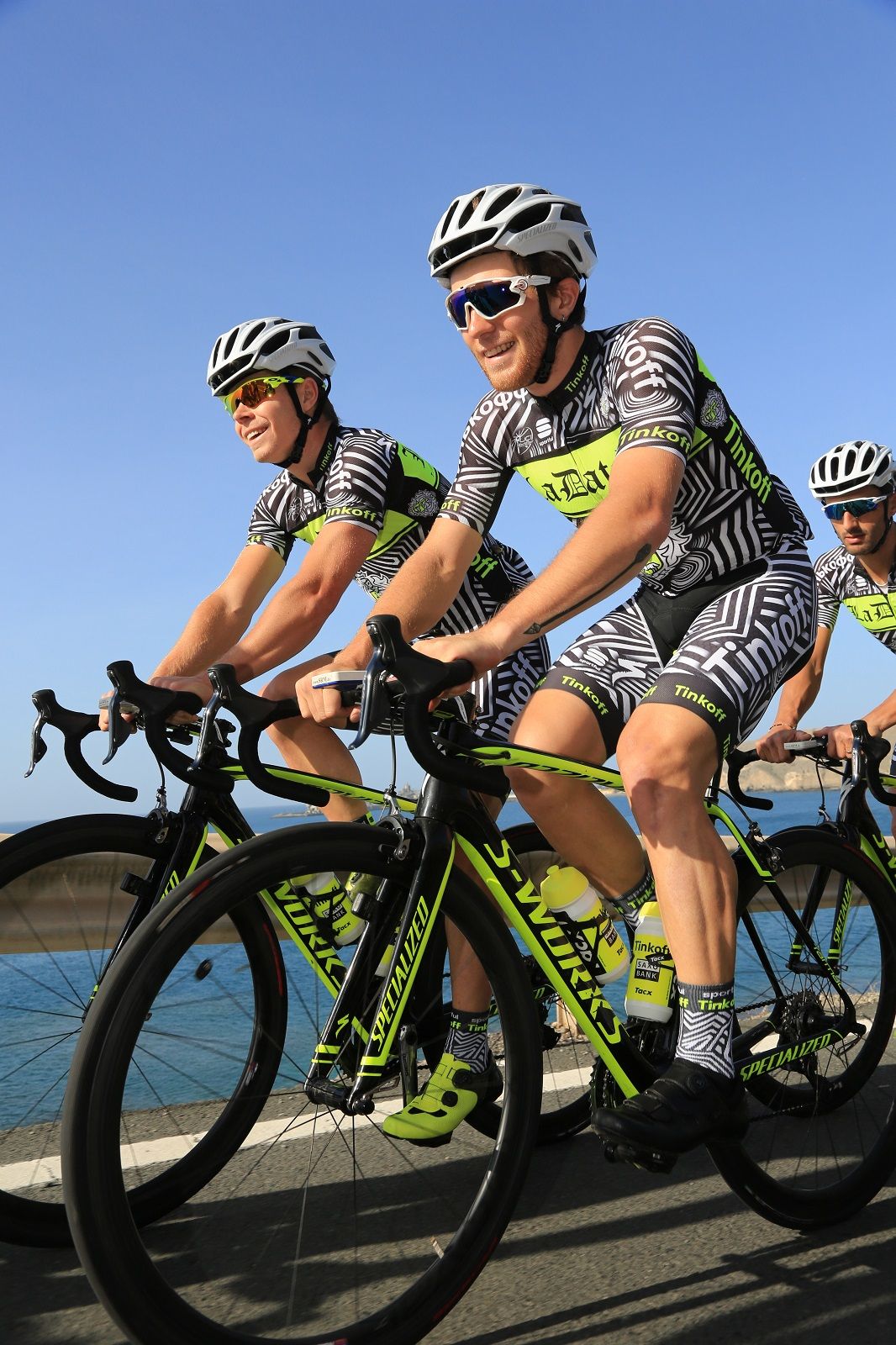 Riders getting base kilometers for 2016 into their legs