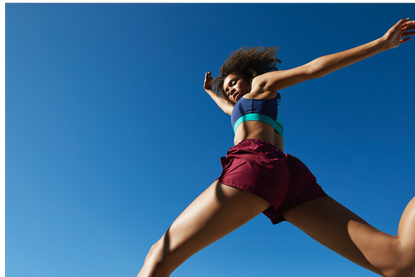 woman wearing workout wear