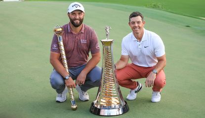 Rahm and Rory with their trophies